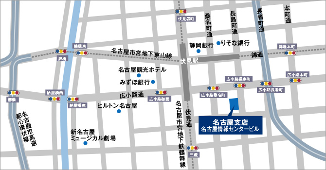 名古屋営業所アクセスマップ